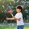 Bubble Machine with Light And Music Automatic Standing Bubble Maker 46.5 Inch Height Adjustable LED Colorful Lighting Party Toy