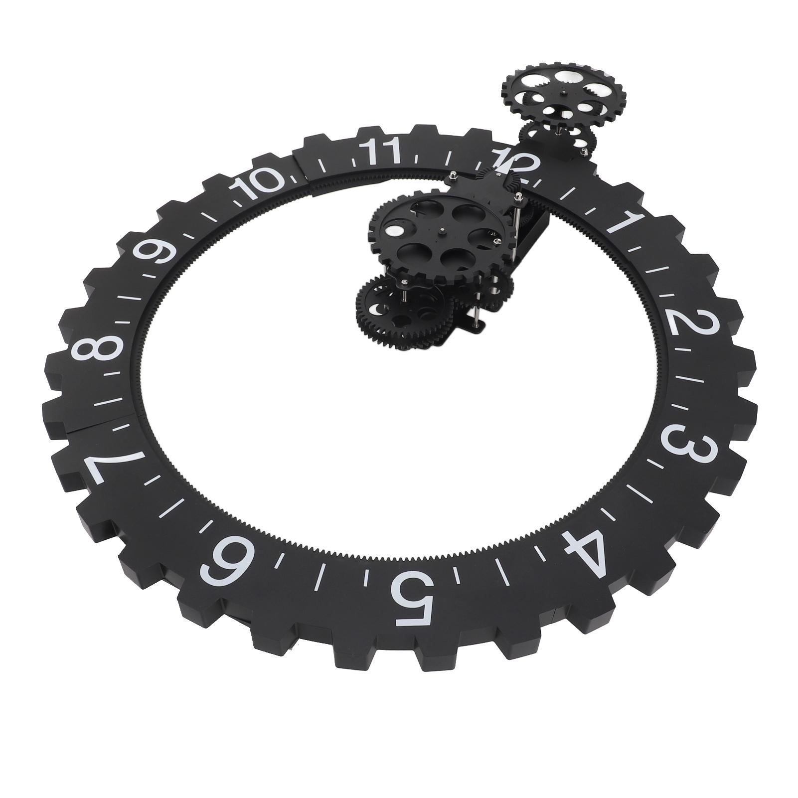3D Ходячие Шестеренки Часы Ретро Большие Подвесные Часы с Шестеренками Механическое Колесо Часов Настенное Искусство Декоративные Часы
