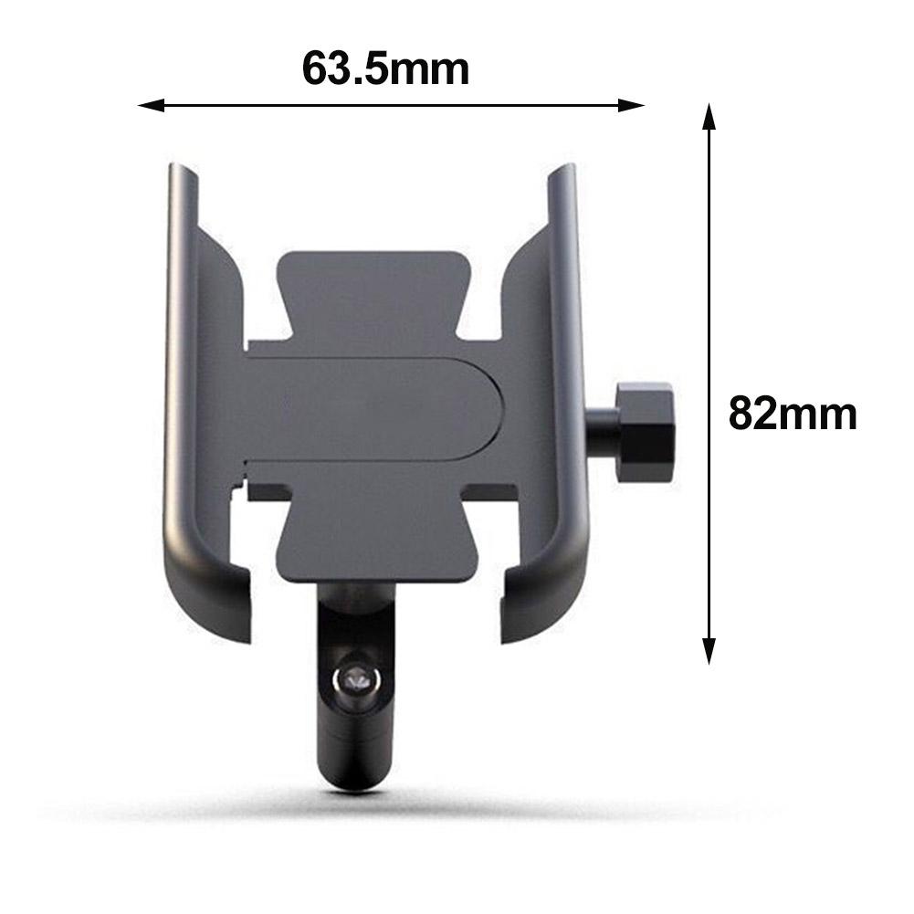 Aluminum Motorcycle Cellphone Mount Holder 360 Rotating for 4-7 Inch Smartphone GPS 20-30mm Handlebar Mount Motorbike Accessory