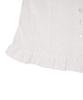 HARDCORE HAPPINESS Wave Shirred Puff Blouse Flower_White