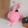 Flamingo shower ball and shower towel