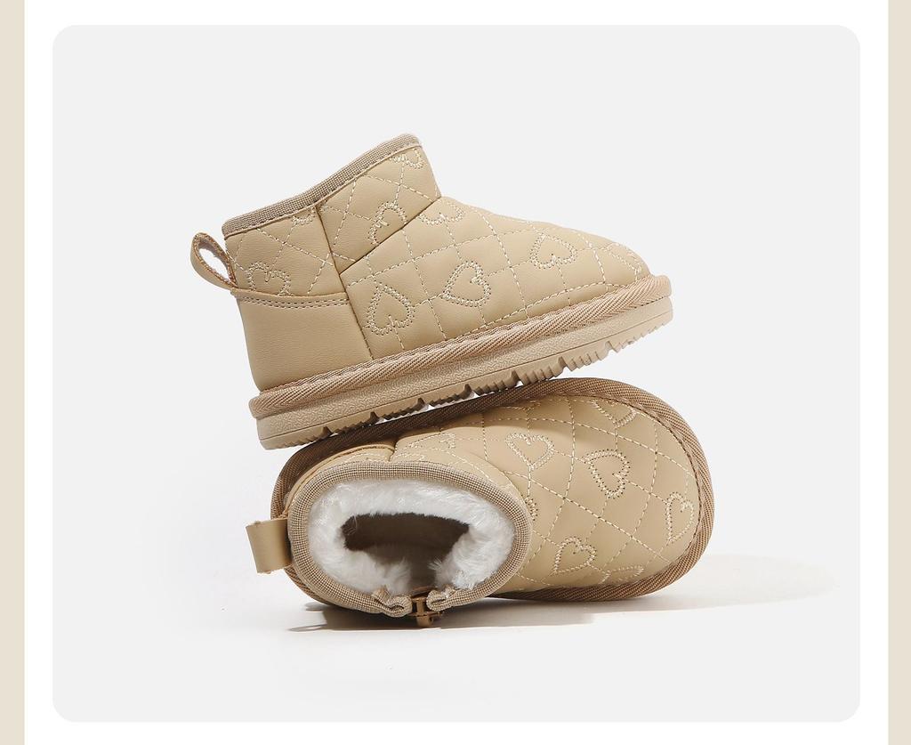 Infant Soft Sole Cotton Snow Boots – Winter Walker Shoes for Boys & Girls
