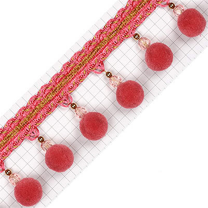 1 Meter Pompom Trim Pom Pom Bobble Braid Tassel Ball Fringe Ribbon Lace Fabric DIY Upholstery Crafts Curtain Sewing Accessories