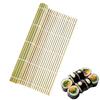 Sushi Rolling Mat Bamboo 27x27cm Antibacterial Wide Design Easy Store Rolls Ehomaki Kitchen Supplies Cooking Tools Natural