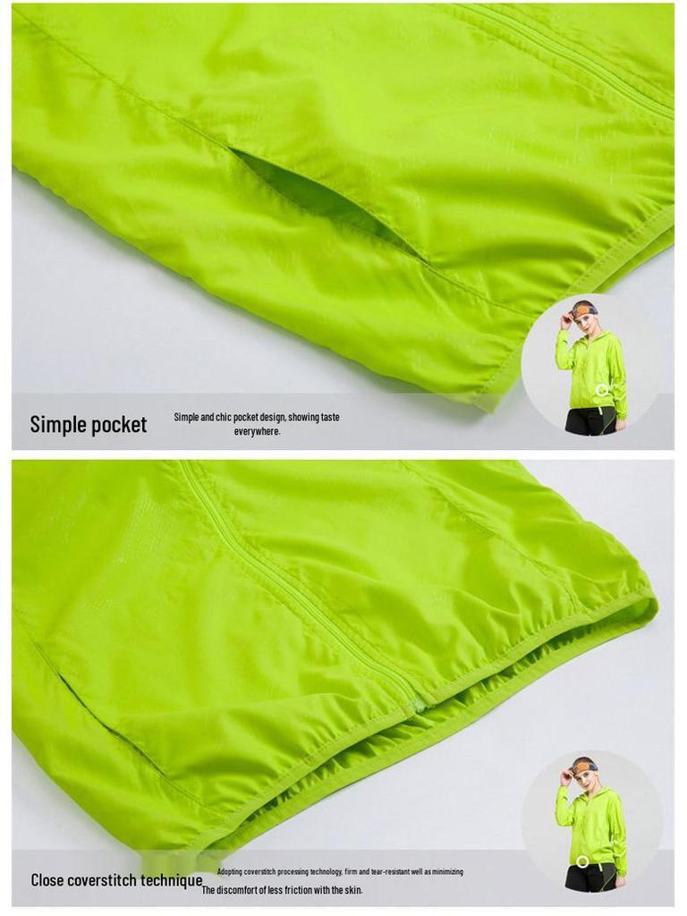 Unisex UV Protection Windbreaker - Customizable Logo