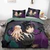 Wednesday Carton Boy Bed Linen Set,Wednesday Beding Set for Tenagers Adult Peoples Young Boys Soft Duvet Cover Set Pilowcase Holiday Gift