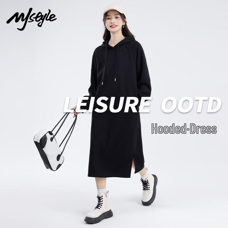 

MJ STYLE 2025 Осень Женское Худи Платье для Похудения XL