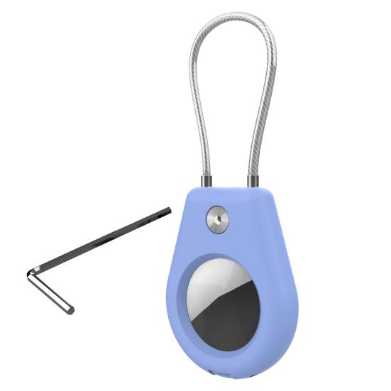 Keychain Holder for Hexagon AirTag with Screw Socket Waterproof Tracker Lock Case Impact-Resistant Protective