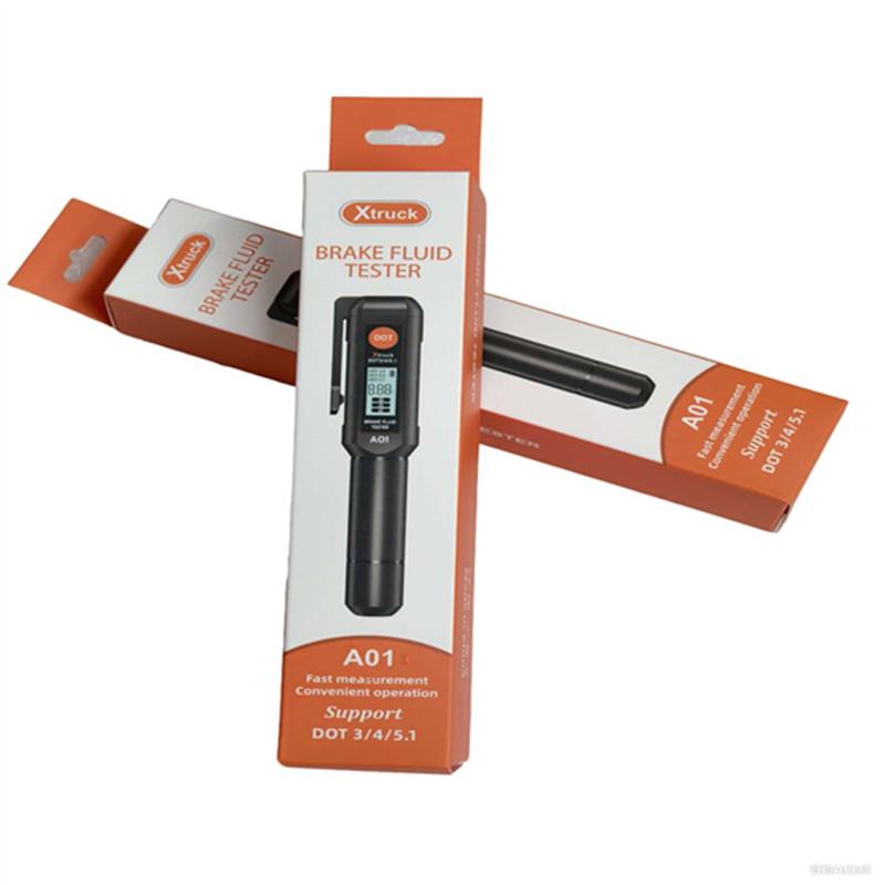 Xtruck A01 Electronic Brake Fluid Tester Pen Car Oil Moisture Meters Displayscreen Indicator Light