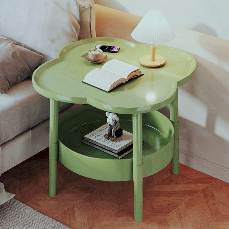 Creative Two-Layer Outdoor Table for Girls' Birthday, Casual Storage, Irregular Design - Free Shipping