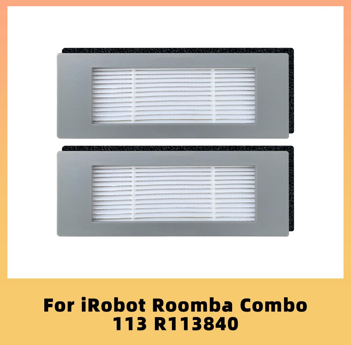 

Запасные части для робота-пылесоса iRobot Roomba Combo R113840, сменная основная щетка, боковая щетка, фильтр Hepa, салфетки для швабры