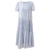 Sancai Women's 2026 Summer Round Neck Short Sleeve Maxi Dress