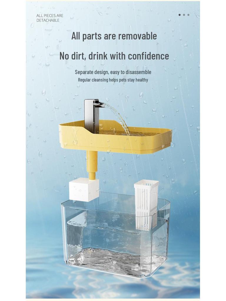 Intelligenter Haustier-Trinkbrunnen mit automatischem Zirkulations-Filtersystem