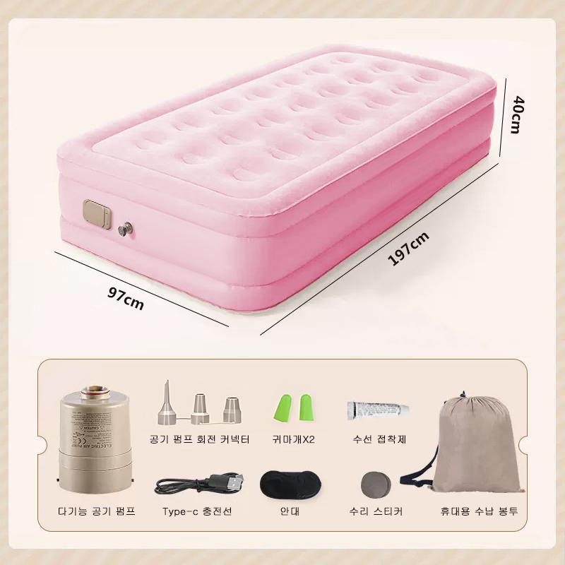 

Надувний матрац Кемпінговий килимок із вбудованим насосом Надувний матрац Перезаряджуваний насос Самонадувний матрац Надувне ліжко для дому на відкритому повітрі