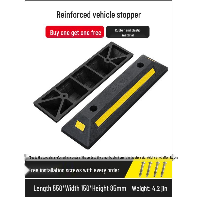 Rubber Parking Space Wheel Stopper and Positioner