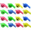 5/10pcs Colorful Whistle Smiling Face / Football Style Noise Producing Material Creating Festive Gathering Atmosphere TMZ