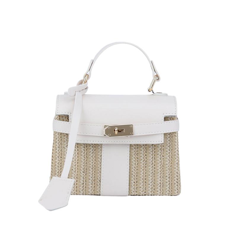 2025 Kelly Bag: Trendy Women's Straw Woven Crossbody for Seaside Vacations and Beach Outings