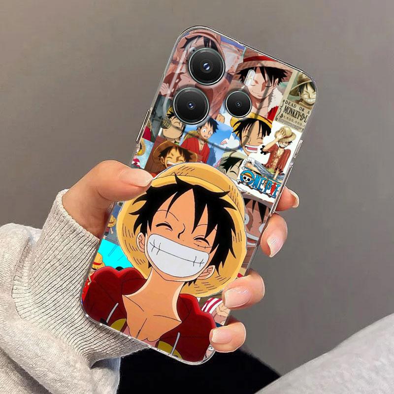 Monkey D Luffy Anime Case For Xiaomi Redmi Note 15 14 13 12 11 Pro Plus One Pieces Cover For Redmi 15C 15 14C 13C 12C Phone Case