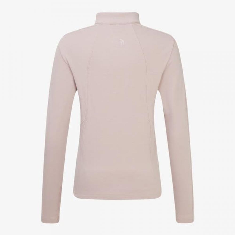 North Face Nt7lr82b Women S Andino Long Sleeve Top grayiSh Pink