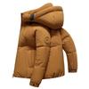 YAYA Unisex Couple's Hooded Stand Collar Thick Warm Down Jacket