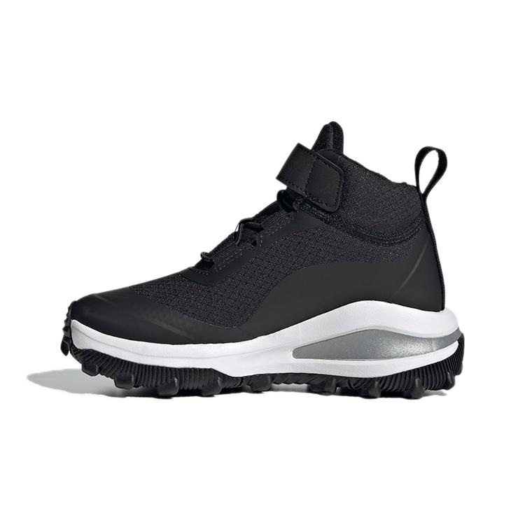 New Adidas Fortarun All Terrain K Anti Slip Wear Resistant Mid Top Kids' Running Shoes Black Gray Kids' GZ0165