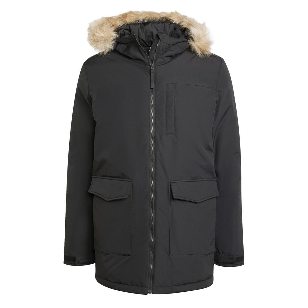 Jacket Paveric Fur Parka JUC84 Black [Adidas] Men's (IX8888) J/L