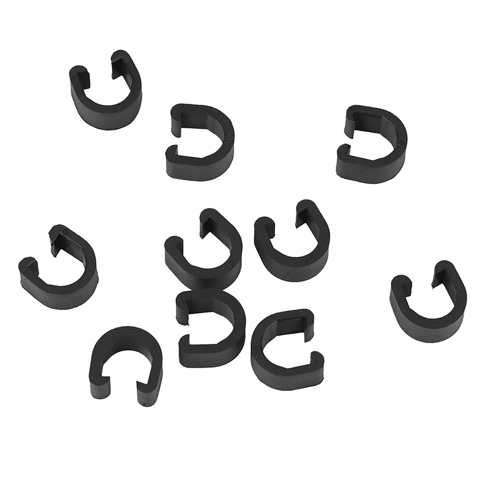 

10шт пластиковая тормозная пряжка C-образный зажим трос переключения передач корпус направляющий шланг для шоссейного велосипеда