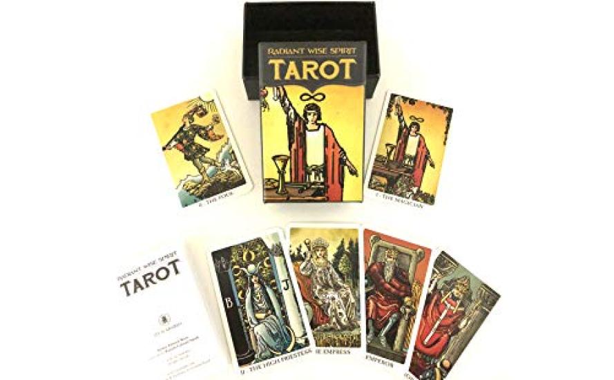 78 Tarot Waite Miniature Tarot Fortune Telling Wise Spirit Tarot Japanese Instruction Manual Included Cards, Edition, [Radiant Mini] [Genuine]