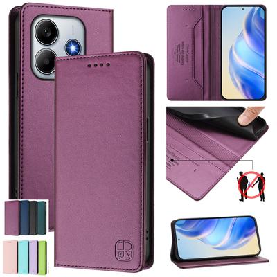 For Xiaomi Mi A1 (Mi 5X),A3,CC9e,Civi 1S,Poco M3,Poco X3,mi 12 Lite,Xiaomi 14...Premium PU Leather Wallet-Style Case,Shockproof & RFID-Blocking