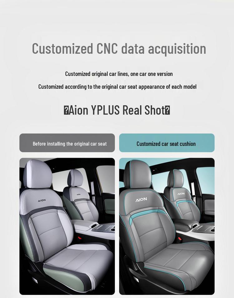 Aion Y Perforated Leather Car Seat Cushion - Universal, Four-Season, Five-Seater Model