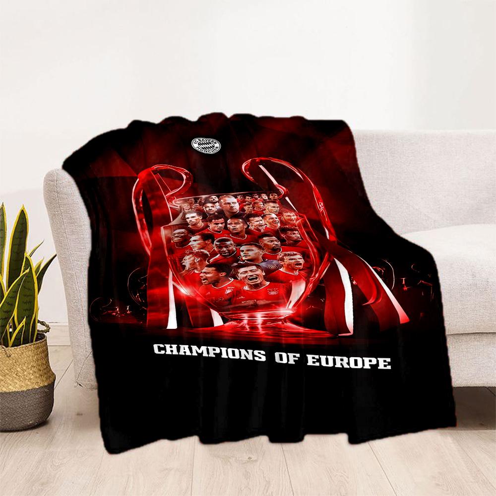 Bayern Munich Blanket Soft Warm Cozy Perfect for Bedding Couch Livingroom for All Seasons Modern Style Ideal Gift For Birthday Valentine'S Day