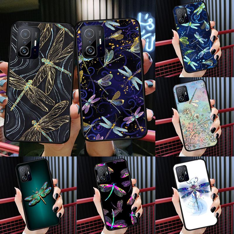 Dragonfly Animal Art Case For Xiaomi POCO X7 X6 Pro X3 X5 M6 F3 F5 F6 Pro 11T 12T 13T 14T Pro 13 14 Ultra Cover
