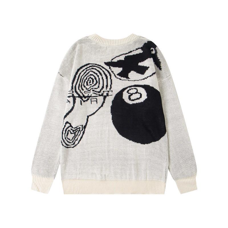 Maglione a Blocchi di Colore Unisex - Streetwear Invernale Casual