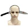 Halloween Party Horror Hair Bands Fake Knife Axe Cleaver Scissor Headbands Through Head Scary Masquerade Costume Photobooth Prop