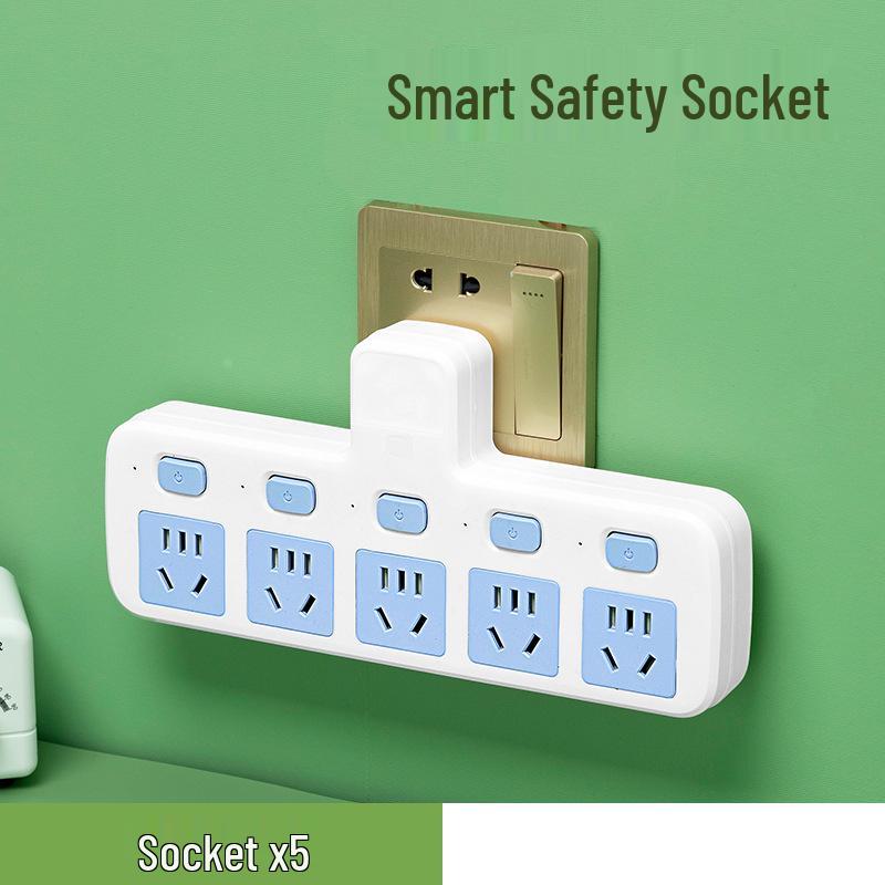 Multifunctional Wireless Surge Protector Power Strip with USB and Night Light