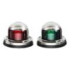 O pereche de 8 lumini de navigație cu LED-uri pentru iahturi, lumini indicatoare, 12V, lumini de semnalizare pentru iahturi din oțel inoxidabil