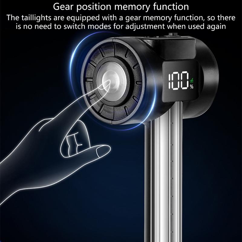 Smarted Rear Bike Light Rechargeable Waterproofed Bicycles Rear Cycle Light for Saddles and Seatpost