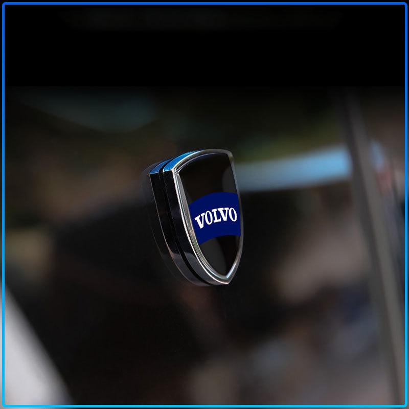 Car Metal Sticker Custom Shield Car Rear Trunk Shield Emblem Badge Sticker For Volvo XC60 XC90 S60 S80 S40 V40 V60 V70 V50 XC70