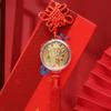 Chinese Knot Zodiac Dragon Pendant Commemorative Coin Chinese Dragon Decoration  New Year
