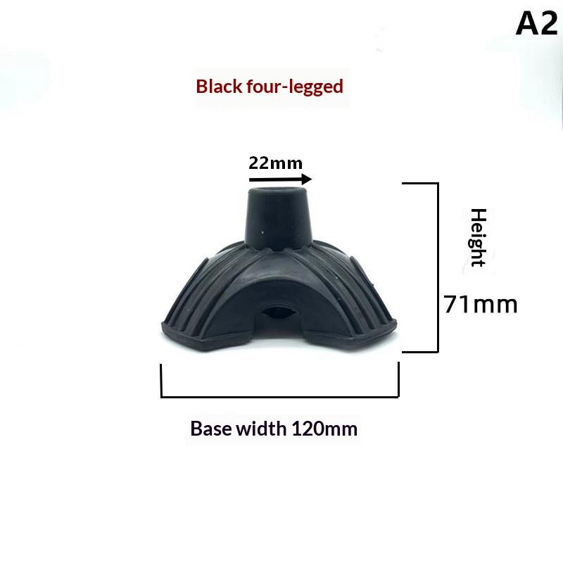 19/22Mm Canes Self Standing Protect End Cover Eldder Walking Stick Rubber Non-Slip Pad End Bottom Cap Shaped Tip Replacement