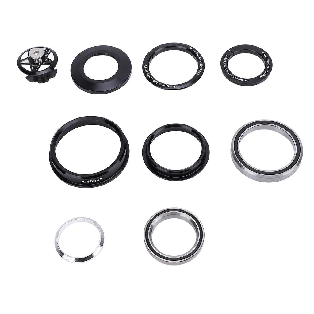 Cycle Doble Lager Styrelager 4456cm til 28.6mm Aluminiumslegering Sykkel Gaffel Styrelager