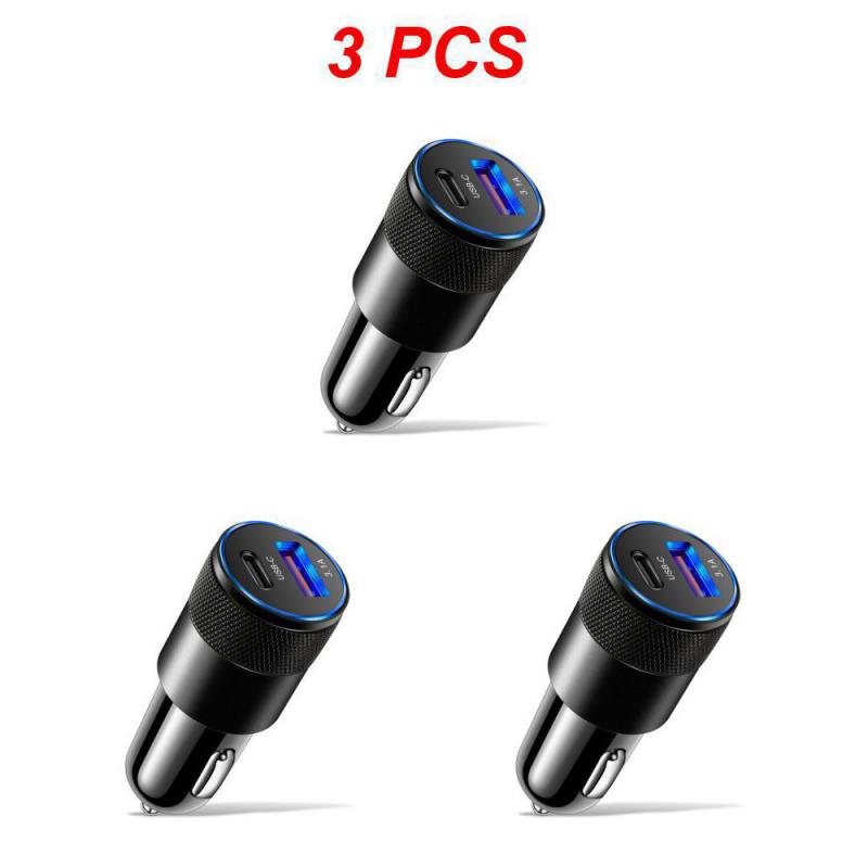 Caricabatterie per Auto Lega di Alluminio Universale Durevole Portatile Pratico Per Telefono Cellulare Accessori Auto Accendisigari Forniture per Auto