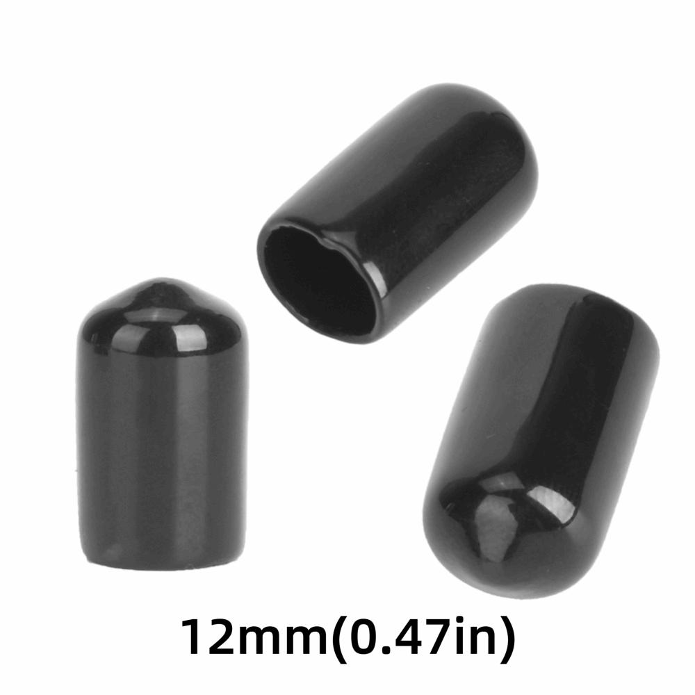 10PCS Small Head Pool Stick Tip Cover Durable Cue Tip Head Cover Pool Cue Tip Protector  Stick Cover