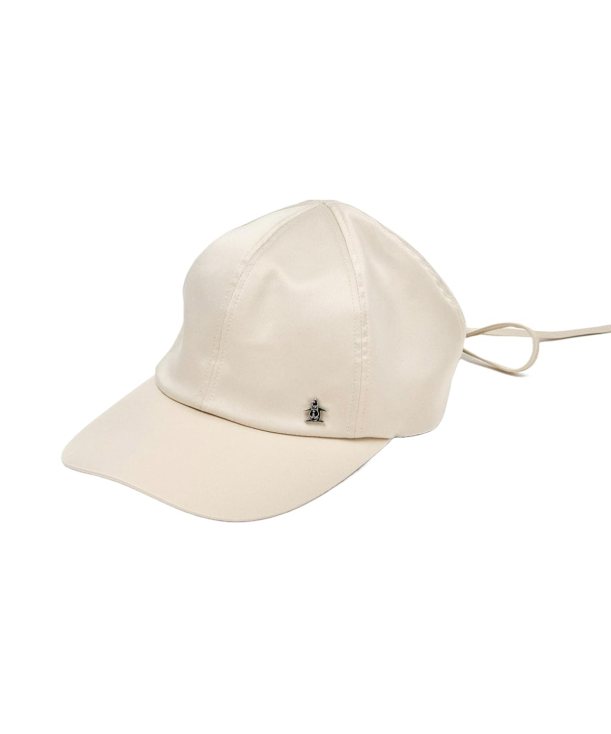 

[Munsingwear] Cap [STANDARD COLLECTION] Ribbon Satin Elegant Long Brim Makes Face Look Smaller Golf MG5SCP05L Women s BG00 (Beige)