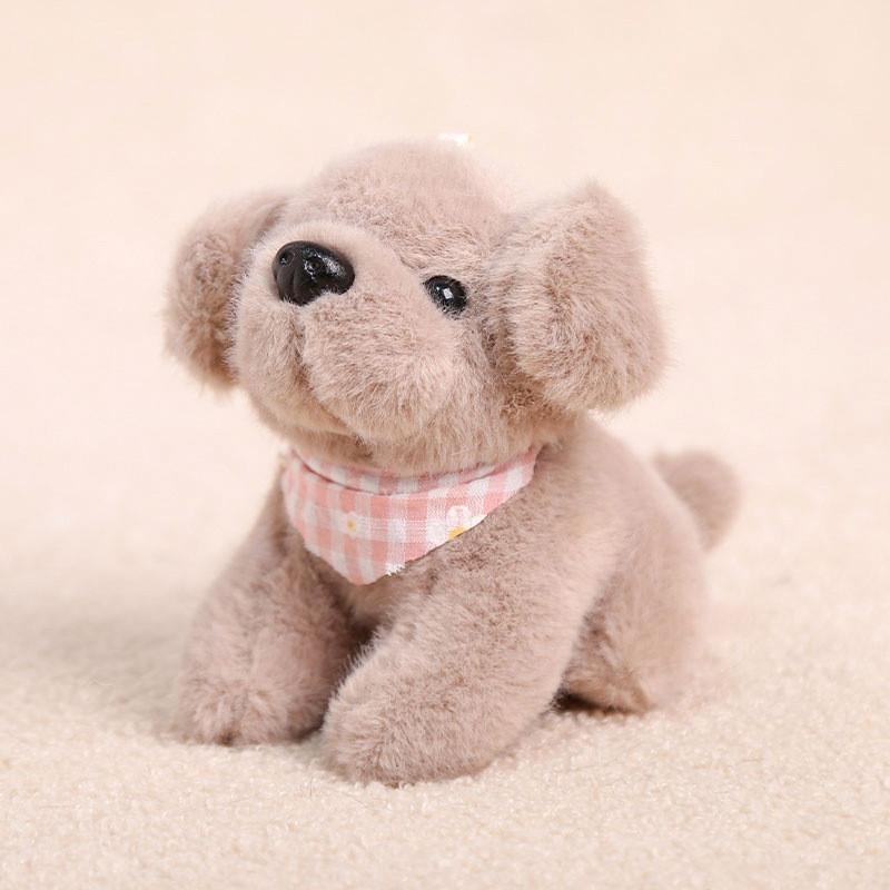 Plush Dog Keychain With Scarf For Kids And Teens Gift
