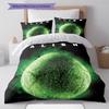 Cartoon Pattern Bedding Quilt Set Quilt Cover Pillowcase Home Decoration Birthday Gift (1 * Duvet Cover + 2 * Pillowcase, Without Core)