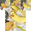 Adorable Creative Banana Chicken Leg Plush Pencil Case For Fun School Supplies Storage