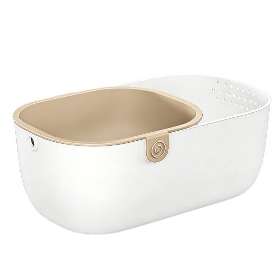 Double Layer Nut Bowl with Shell Storage for Snacks Peanut Sunflower Seeds Candy Multi-functional Drain Basket Fruit Cleaning Bowl for Kitchen Sink