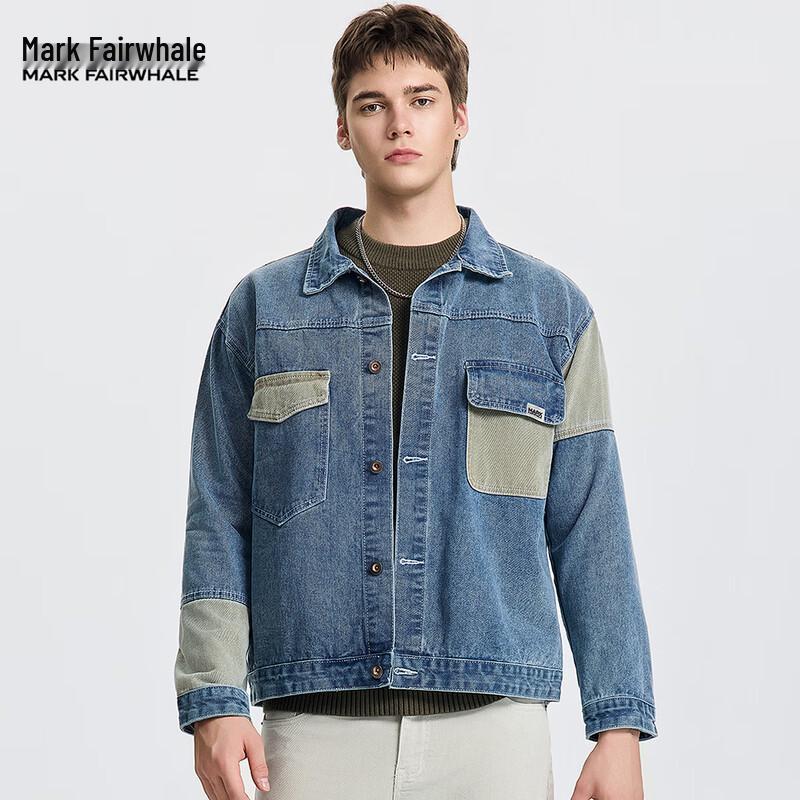 

Mark Fairwhale Men s Color Block Casual Jacket 3XL