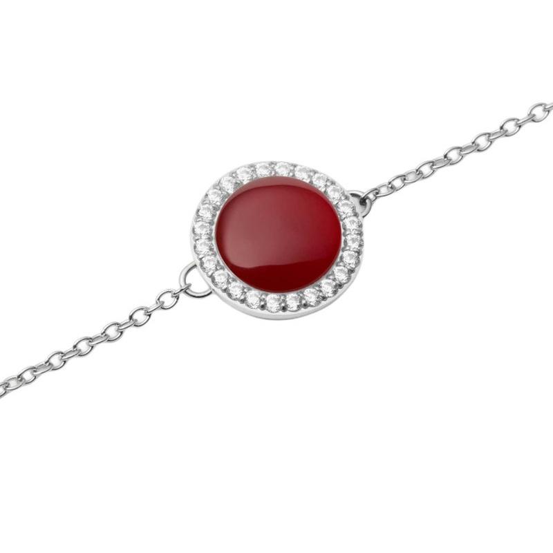 DANIEL WELLINGTON Audrey Series, High-end Simple Design Bracelet, Same Style for Men and Women, Couple Style, Silver DW00401434